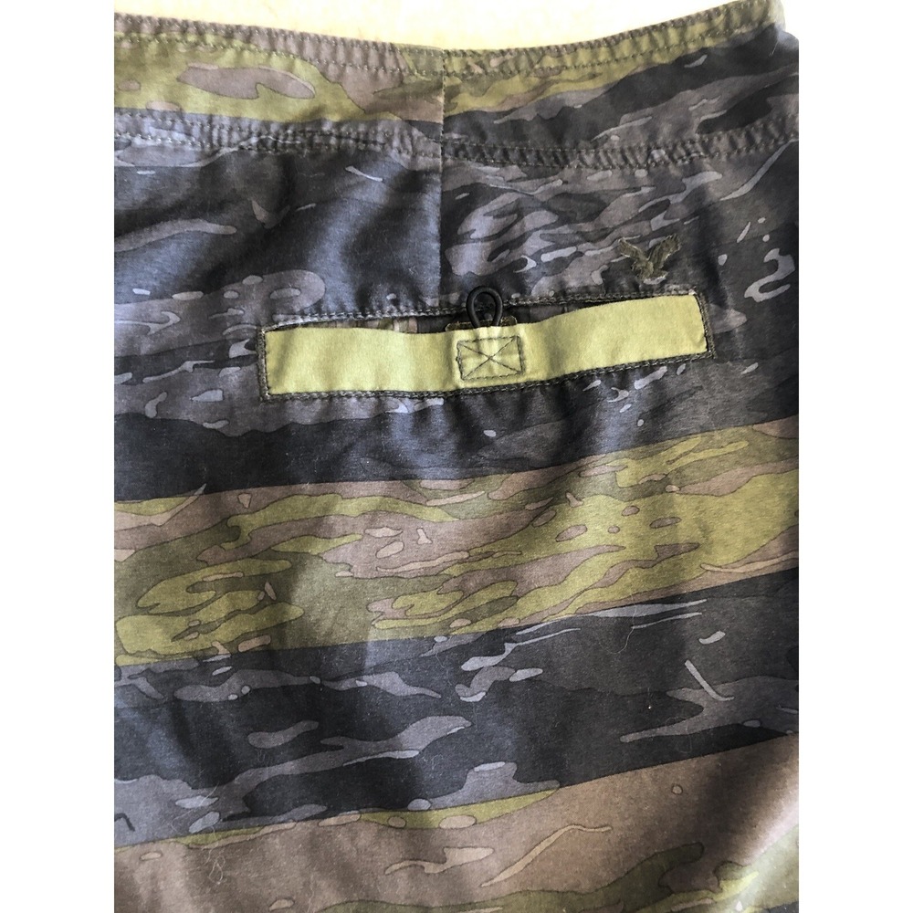 American Eagle Camo Boardshorts Mens 3X Swimwear Swim Trunks Drawstrings Pockets - Picture 10 of 13